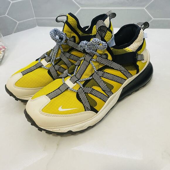 Size 11.5 - Nike Air Max 270 Bowfin Dark Citron Yellow